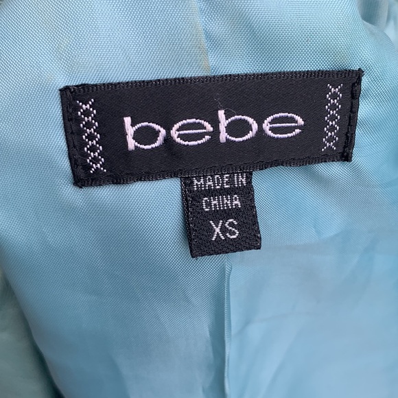 Bebe Winter Green Leather Jacket - Picture 8 of 10